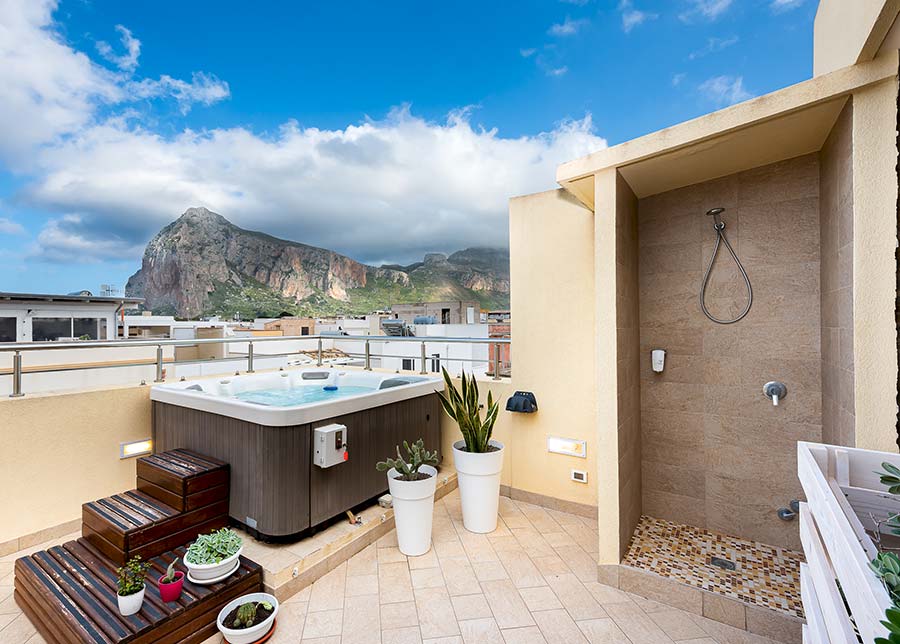 Terrazza jacuzy San Vito Lo Capo